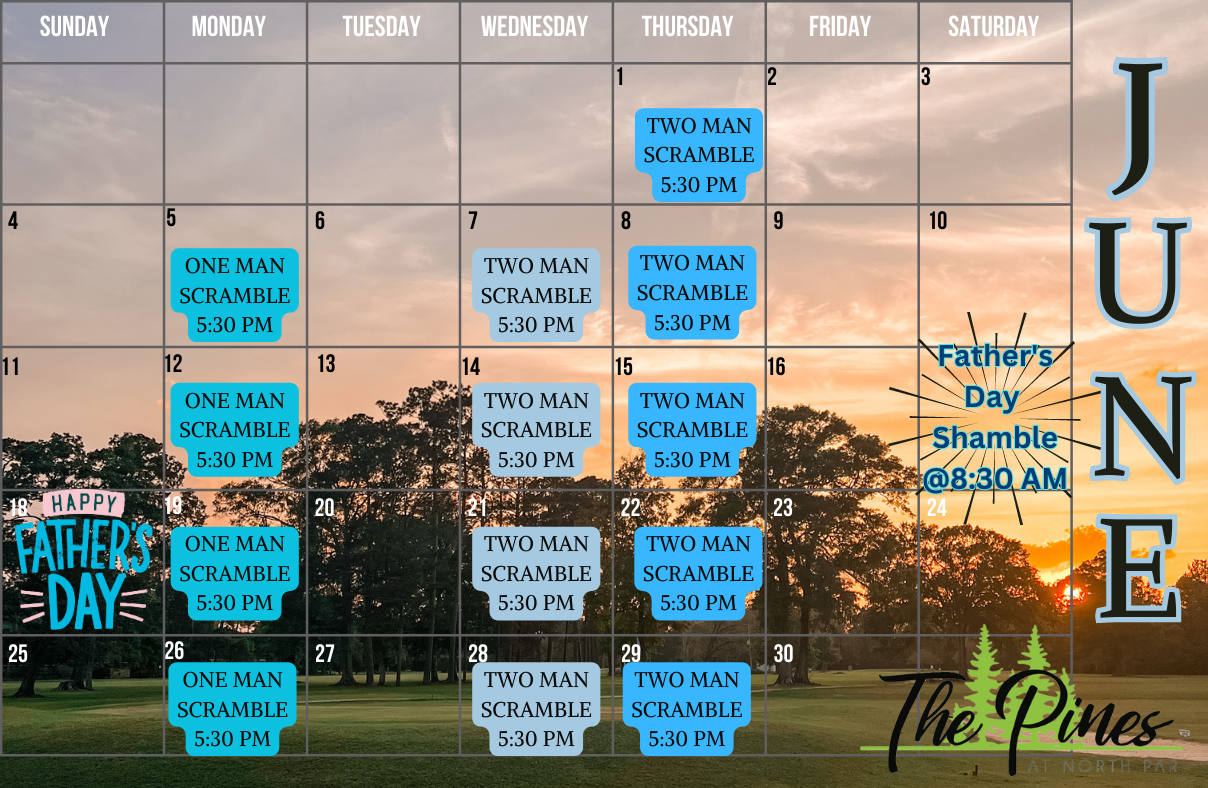 Event Calendar The Pines at North Park